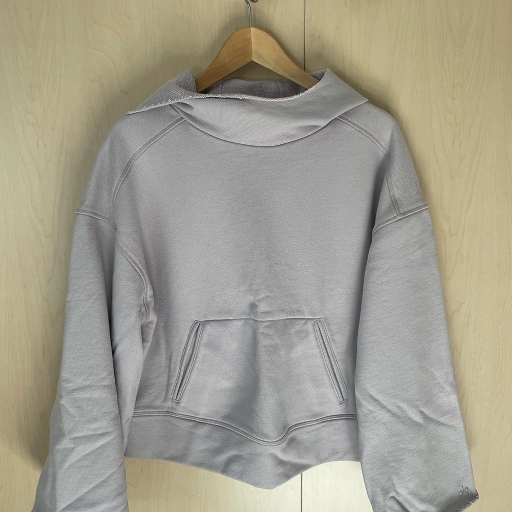 alo yoga slouchy hoodie